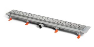 Душевой лоток Paini Medium CH850MN с рамкой 85см хром глянец